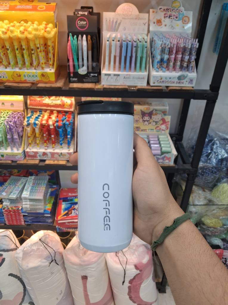 تراول ماگ 250 میلی‌لیتر برند Coffee | فلاسک مسافرتی وکیوم با درب آسان‌نوش