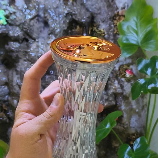 شب خواب ۷ رنگ RGB دار به همراه بخور سرد | چراغ خواب و رطوبتساز رومیزی